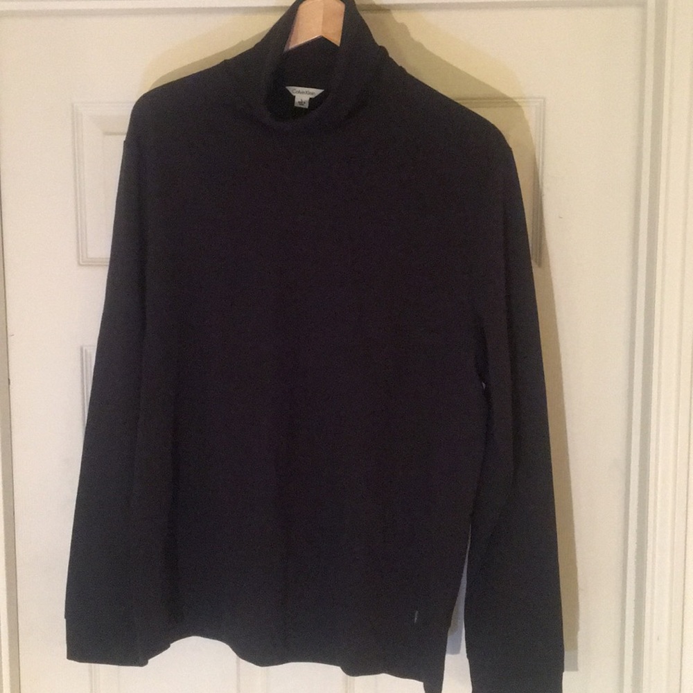 Black turtleneck. Calvin Klein. New